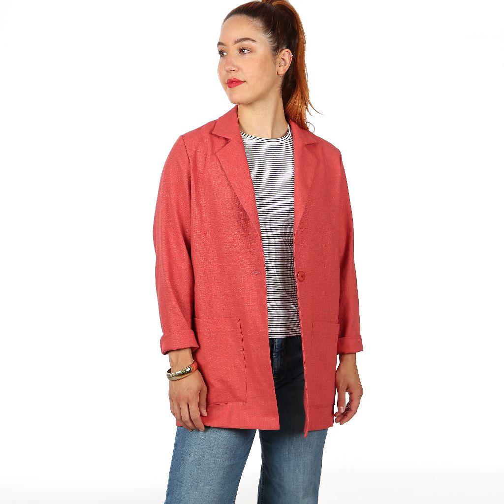 Papierschnittmuster Sommermantel Frau Shira XS-XXL